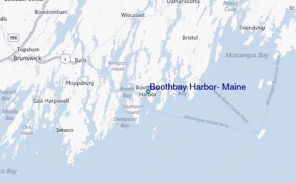 Boothbay Harbor, Maine Tide Station Location Guide