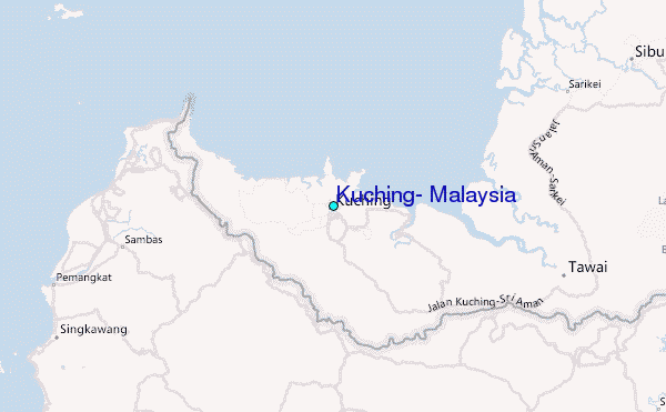 Kuching, Malaysia Tide Station Location Guide