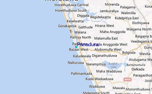 Panadura Tide Station Location Guide