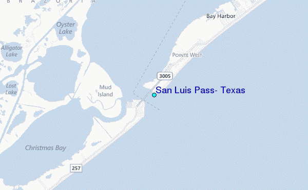 San Luis Pass, Texas Tide Station Location Guide