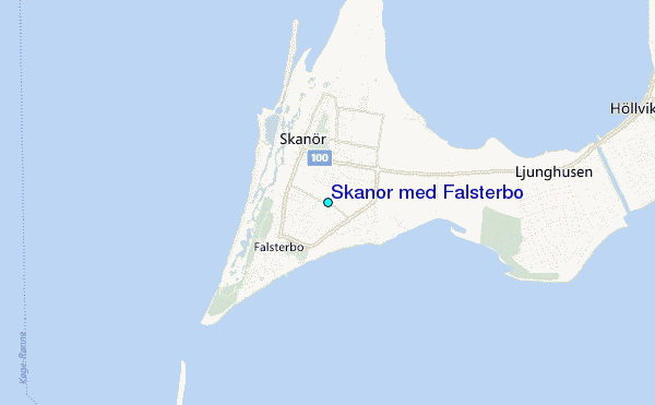 Skanor med Falsterbo Tide Station Location Guide
