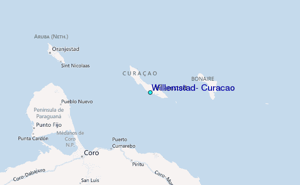 Willemstad Curacao Map