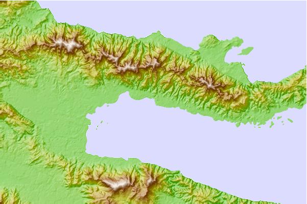 Tide stations located close to Alotau, Papua New Guinea