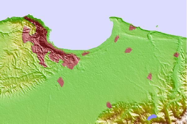 Tide stations located close to Bab Ezzouar