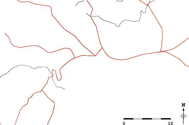 Roads and rivers around Balchik