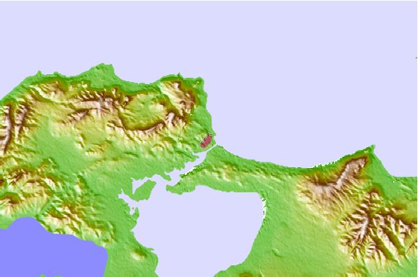 Tide stations located close to Bizerte
