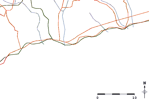 Roads and rivers around Bordighera