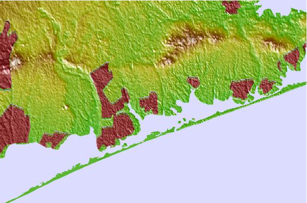 Tide stations located close to Center Moriches