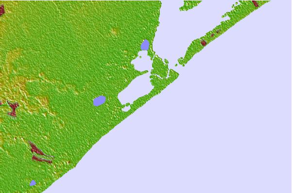 Tide stations located close to Christmas Bay, Texas