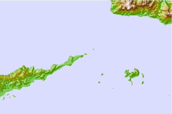 Tide stations located close to East Cape, Papua New Guinea