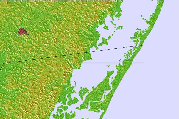 Tide stations located close to Franklin City, Chincoteague Bay, Virginia