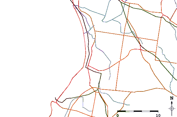 Roads and rivers around Frankston East