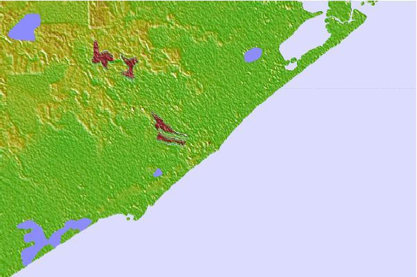 Tide stations located close to Freeport Harbor, Texas
