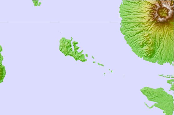 Tide stations located close to Gizo Anchorage, Solomon Islands