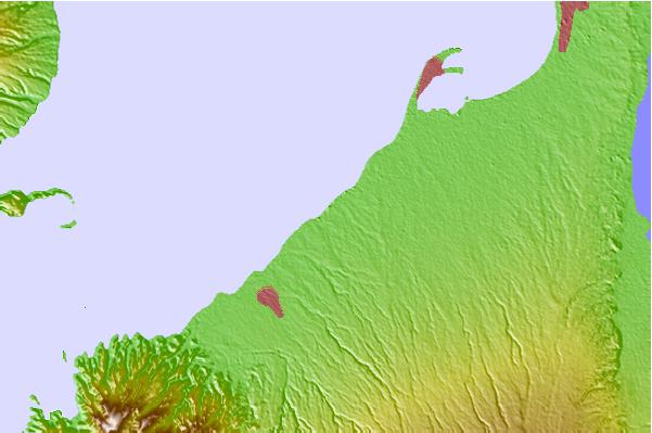Tide stations located close to Halayhay