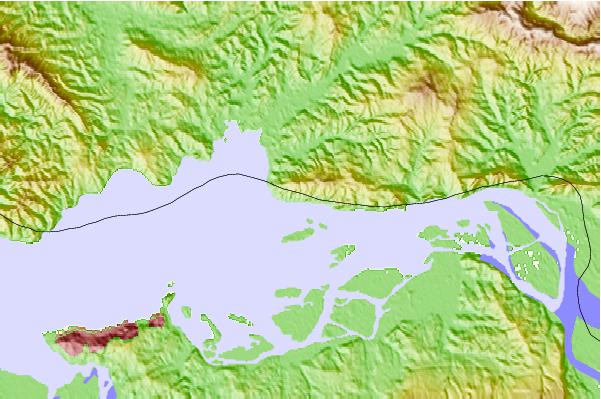 Tide stations located close to Harrington Point, Columbia River, Washington