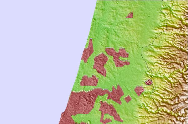 Tide stations located close to Herzliya