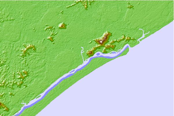 Tide stations located close to Iguape
