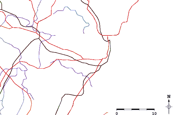 Roads and rivers around Leichhardt