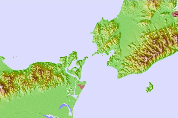 Tide stations located close to Magosaki, Tokusima, Japan