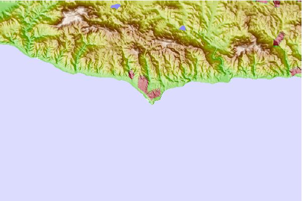 Tide stations located close to Malibu