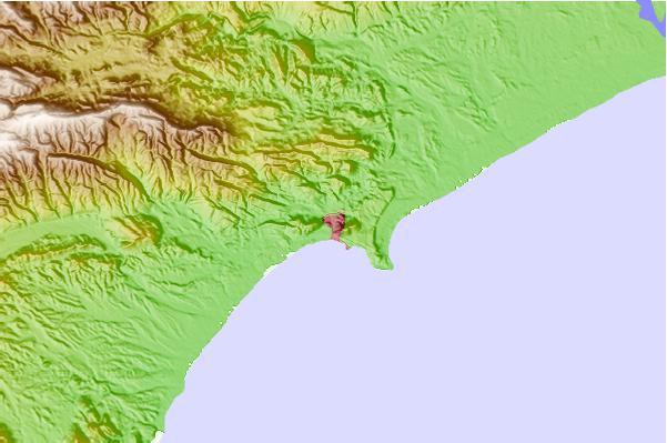 Tide stations located close to Mukalla
