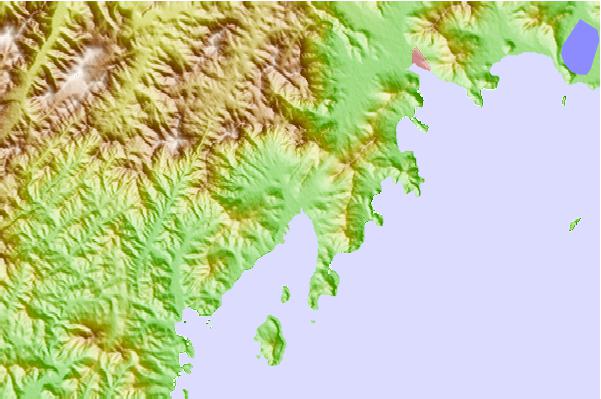 Tide stations located close to Najin