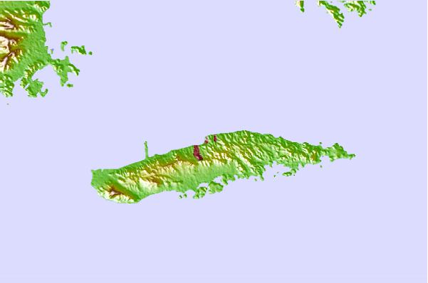 Tide stations located close to Punta Mulas, Isla de Vieques, Puerto Rico