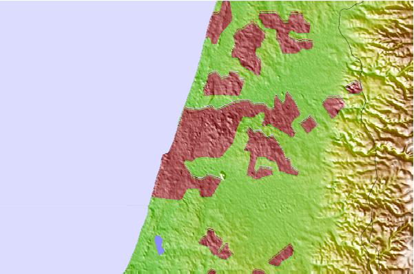 Tide stations located close to Ramat Gan