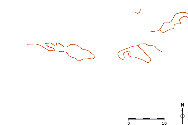 Roads and rivers around Redhook Bay, Saint Thomas Island, Virgin Islands