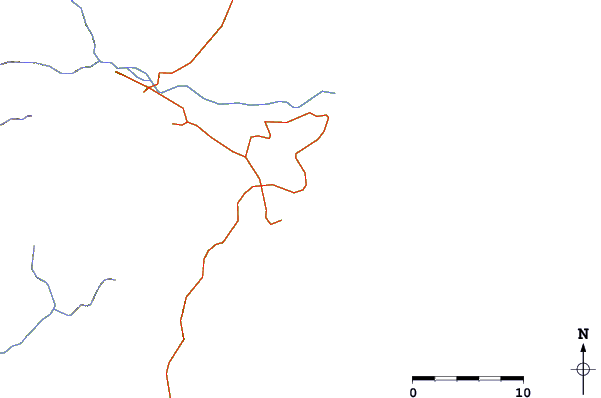 Roads and rivers around Roxas