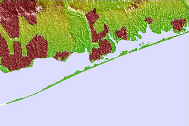 Tide stations located close to Smith Point Bridge, Narrow Bay, Long Island, New York