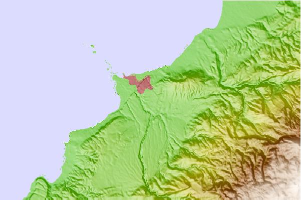 Tide stations located close to Tripoli