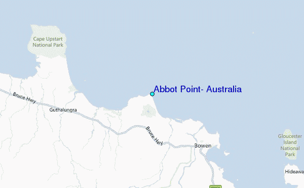Abbot Point, Australia Tide Station Location Map