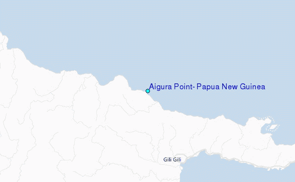 Aigura Point, Papua New Guinea Tide Station Location Map