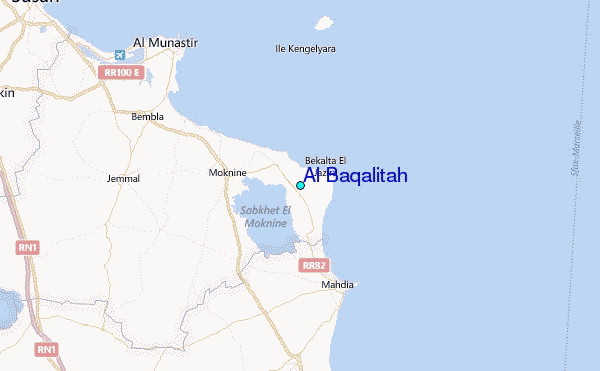 Al Baqalitah Tide Station Location Map
