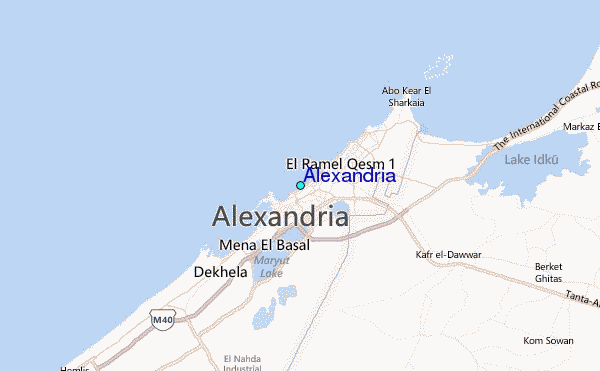 Alexandria Tide Chart