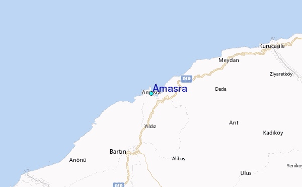 Amasra Tide Station Location Map