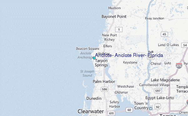 Anclote River Tide Chart