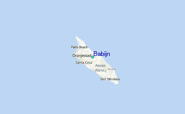 Babijn Tide Station Location Map