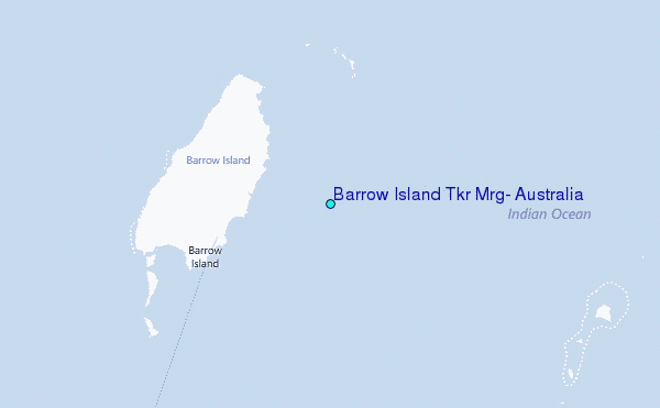 Barrow Island Tkr Mrg, Australia Tide Station Location Map