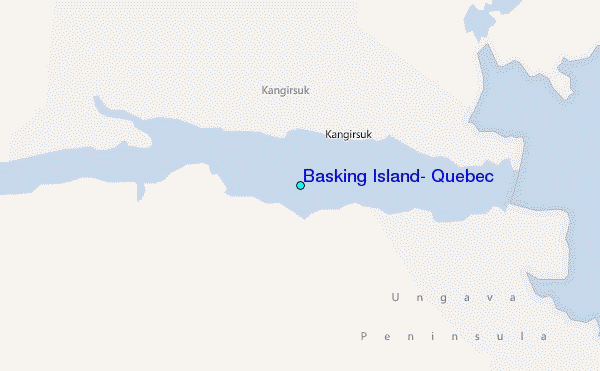 Basking Island, Quebec Tide Station Location Map