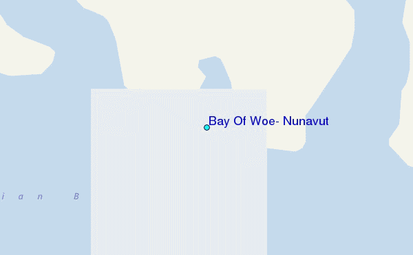 Bay Of Woe, Nunavut Tide Station Location Map