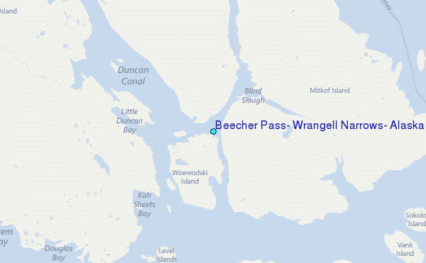 Wrangell Narrows Chart