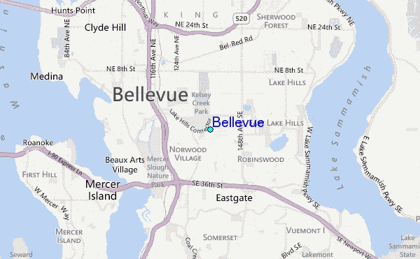 Bellevue Tide Station Location Guide