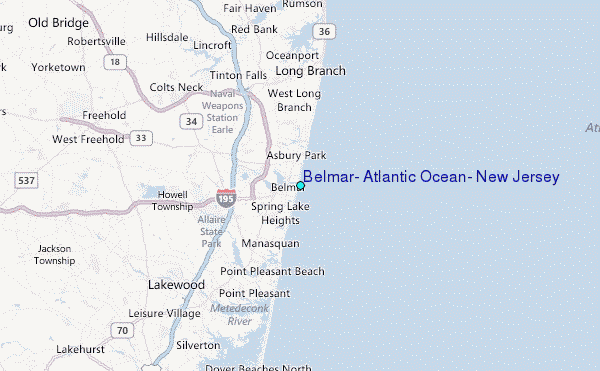 Atlantic Ocean Tide Chart New Jersey