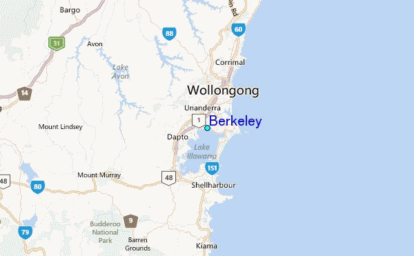 Berkeley Tide Station Location Map