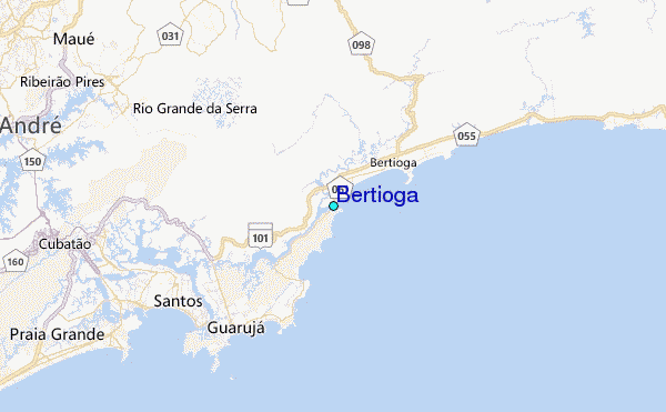 Bertioga Tide Station Location Map