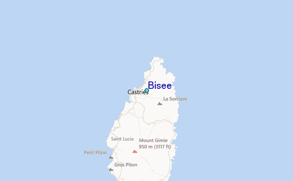 Bisee Tide Station Location Map