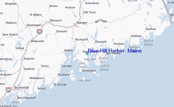 Blue Hill Harbor Maine Tide Station Location Guide